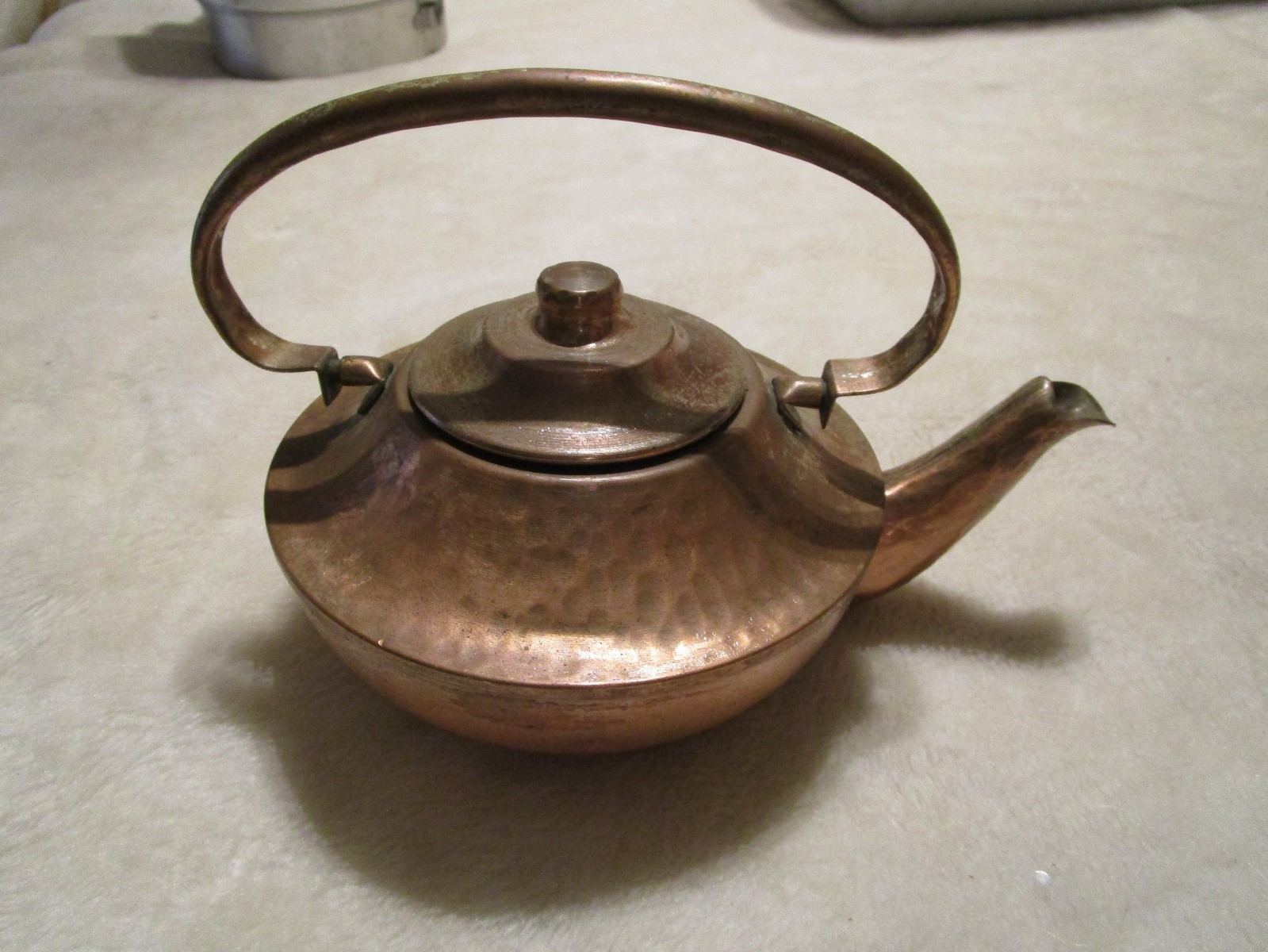 Vintage Copper Teapot Tea Kettle