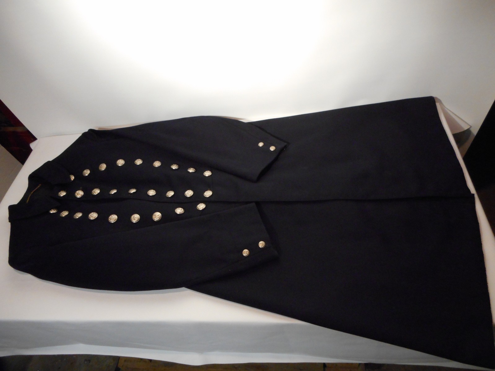 Vintage Antique Fireman Wool Uniform Frock Coat, Hazleton, Pa., Fire Dept. 1905