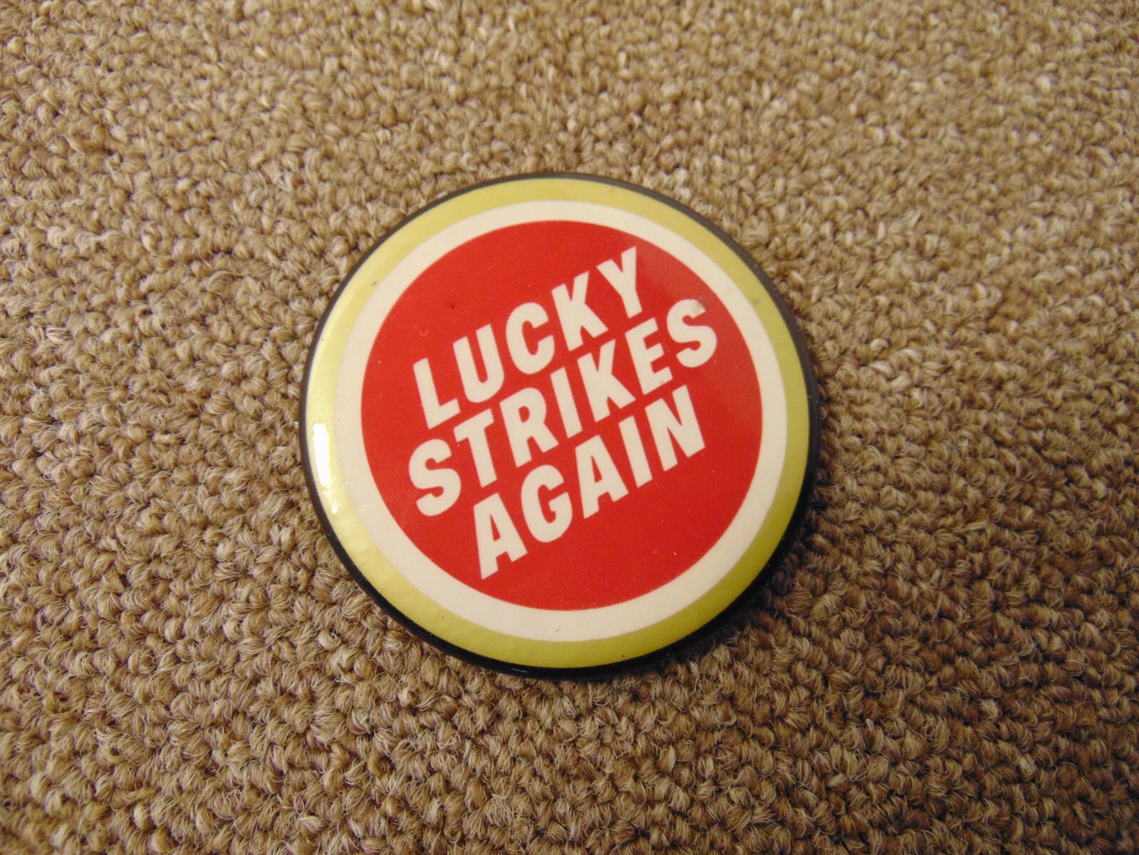 Vintage Lucky Strikes Pinback | eBay