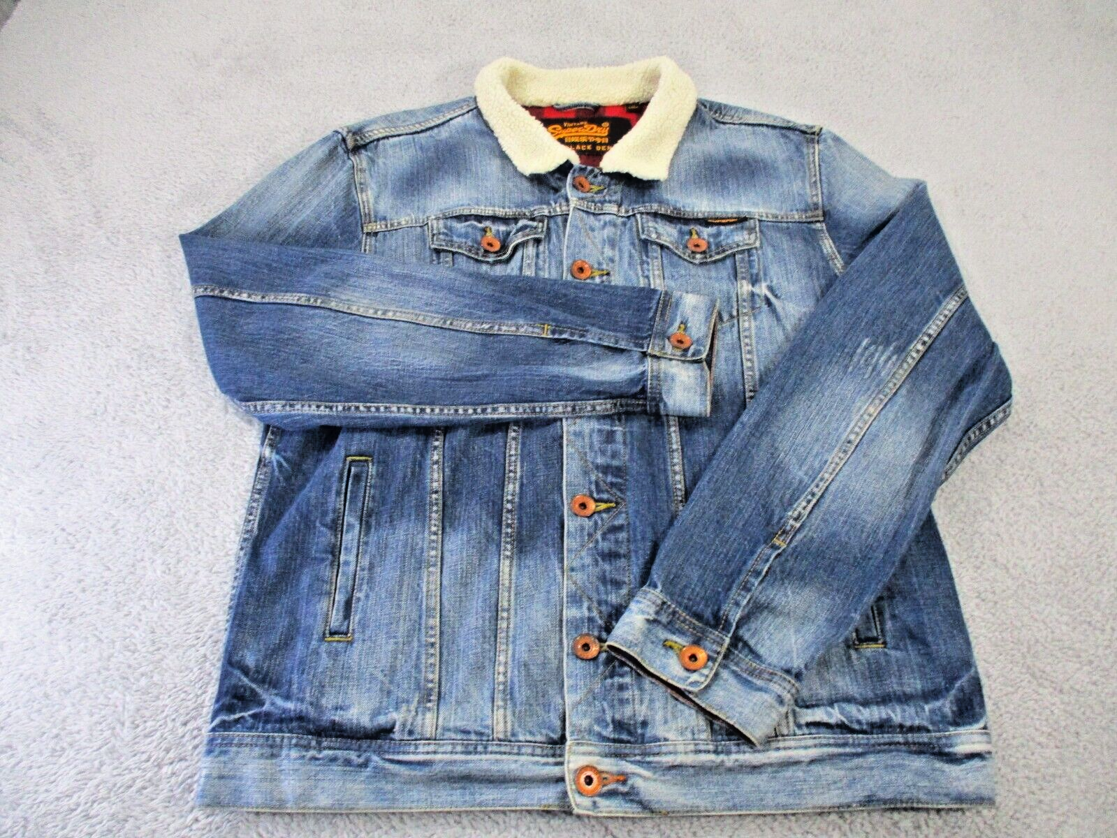 Jeans jacket superdry hot sale