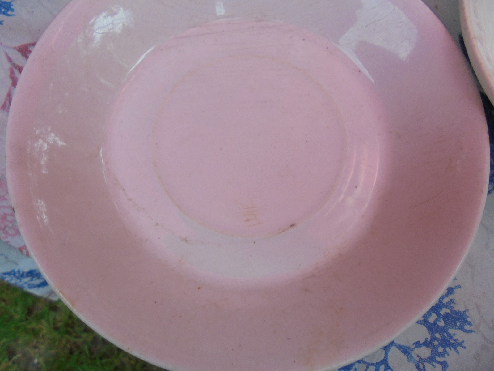 OLD PLATES LOT 3 OLD SAUCERS SMALL PLATE