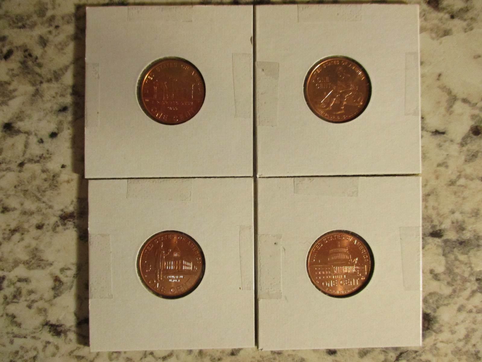 Complete (8) Box P & D Lincoln Cent LP 1-2-3-4 (50) Rolls each Box