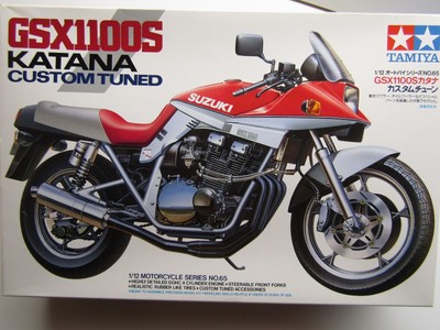 Tamiya 1:12 Scale Suzuki GSX1100S Katana Custom Tuned Model Kit 14065