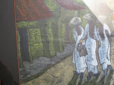 CHINESE MALASIA KOREA SOUTH EAST ASIAN PAINTING EXPRESSIONISM 3 WOMEN MODERNISM