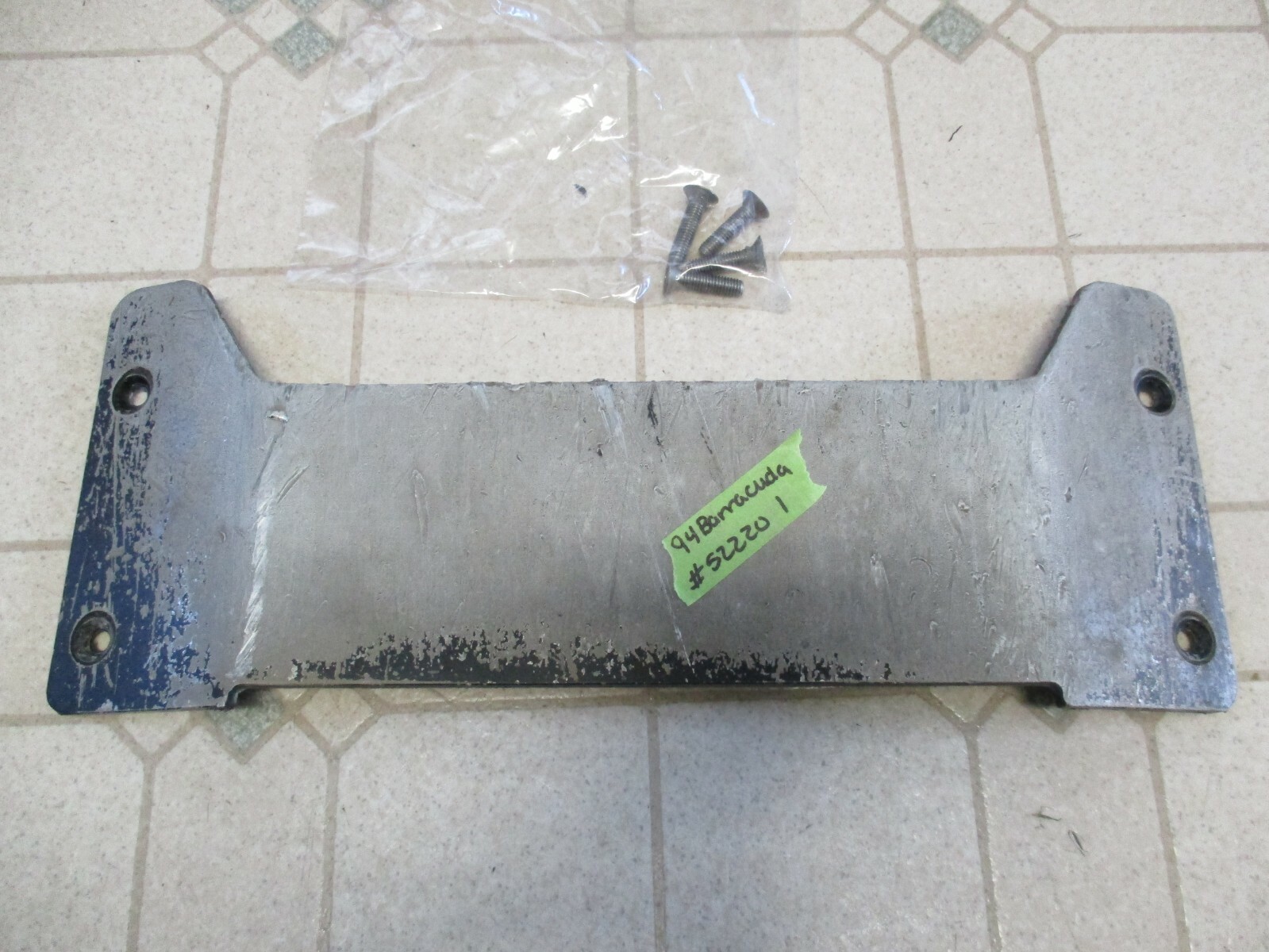 「BLANKEY JET CITY/BARRACUDA」 94 Arctic Cat Barracuda Tigershark Jet Ski Ride Skid Plate