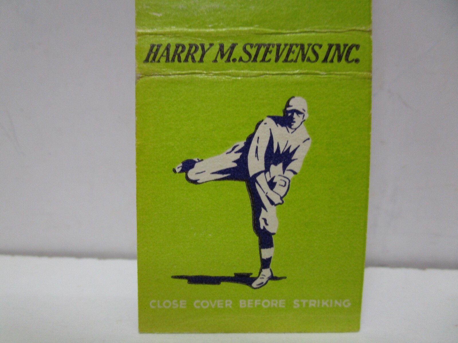 Harry M Stevens Inc Matchbook Cover - Baseball Scorecard Manufacturer