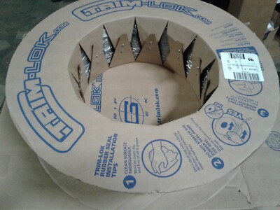 Trim Lok Inc. X113HT-500 Rubber Seal Ribbed 0.38 Inch Width 500 Ft. - New in Box