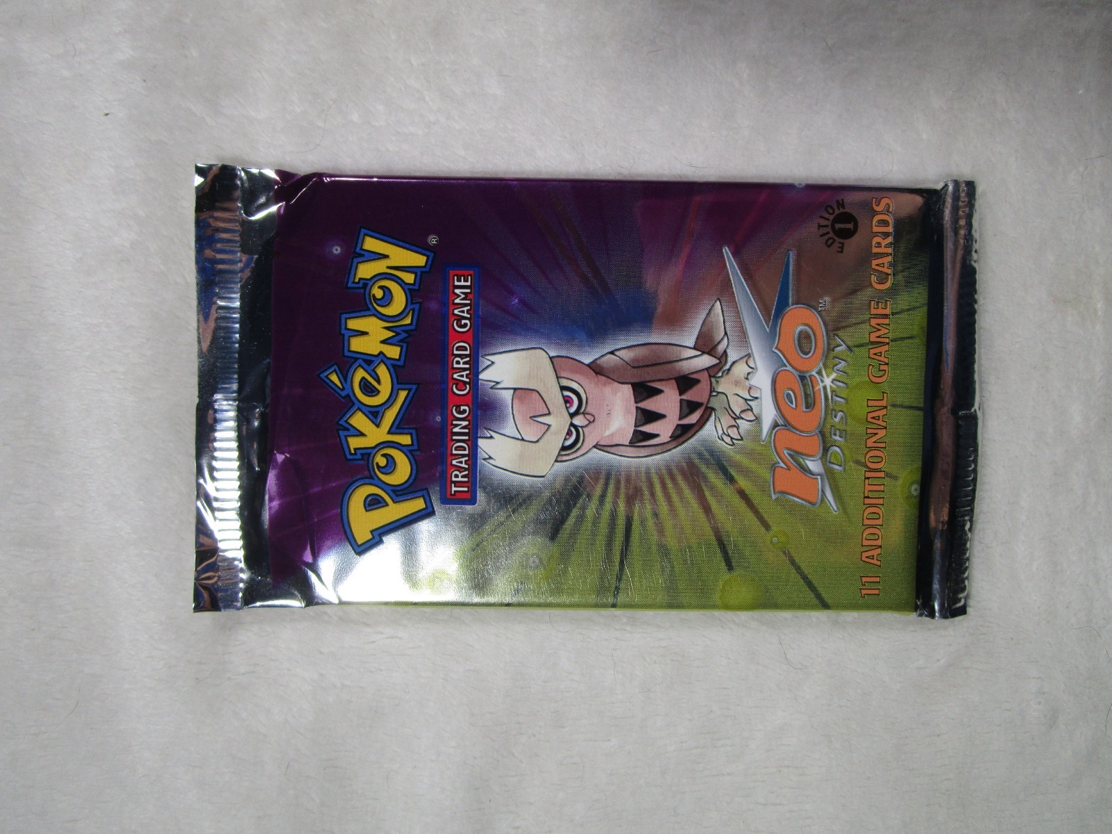 Lot of 2 *WEIGHED* Pokemon Neo Destiny 1st Edition Sealed Booster Pack Cards