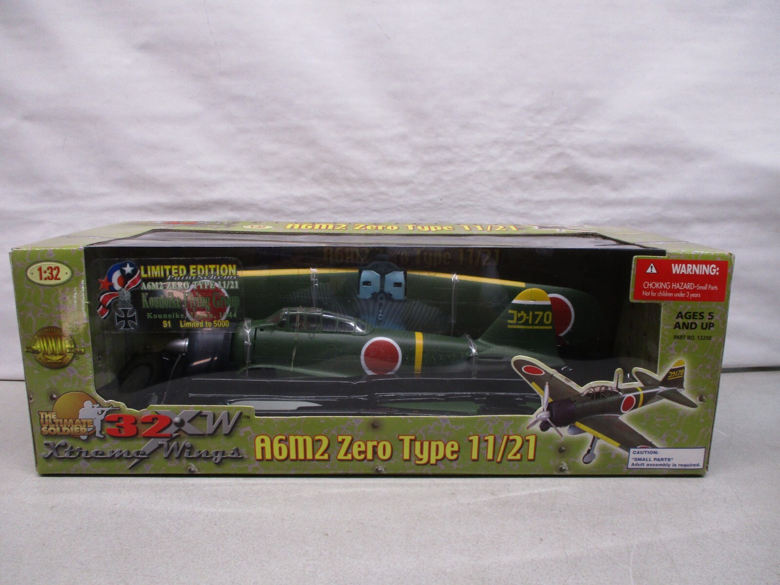 ミリタリー 21st CENTURY TOYS 1/18 ZERO FIGHTER 21st Century Toys: A6M2 Zero Type 11/21 (1:32 scale