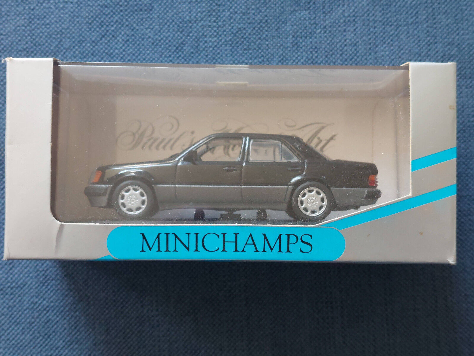 MINICHAMPS 1/43 Mercedes Benz 500E Blue Black Metallic MIN MINICHAMPS 1/43 Mercedes Benz 500E Blue Black Metallic MIN