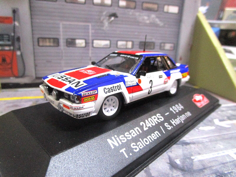 Nissan Datsun 240rs Gr.B Rallye Monte Carlo 1984 #3 Salonen Ixo Altaya  1:43