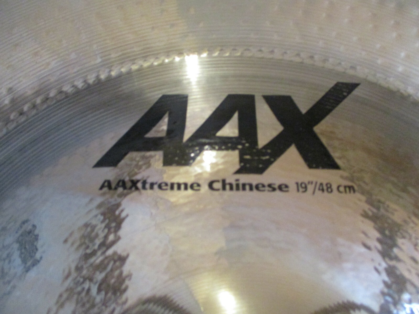 Sabian 19 Inch AAXtreme Chinese Special Effects Cymbal, Brilliant, 1340 Grams !