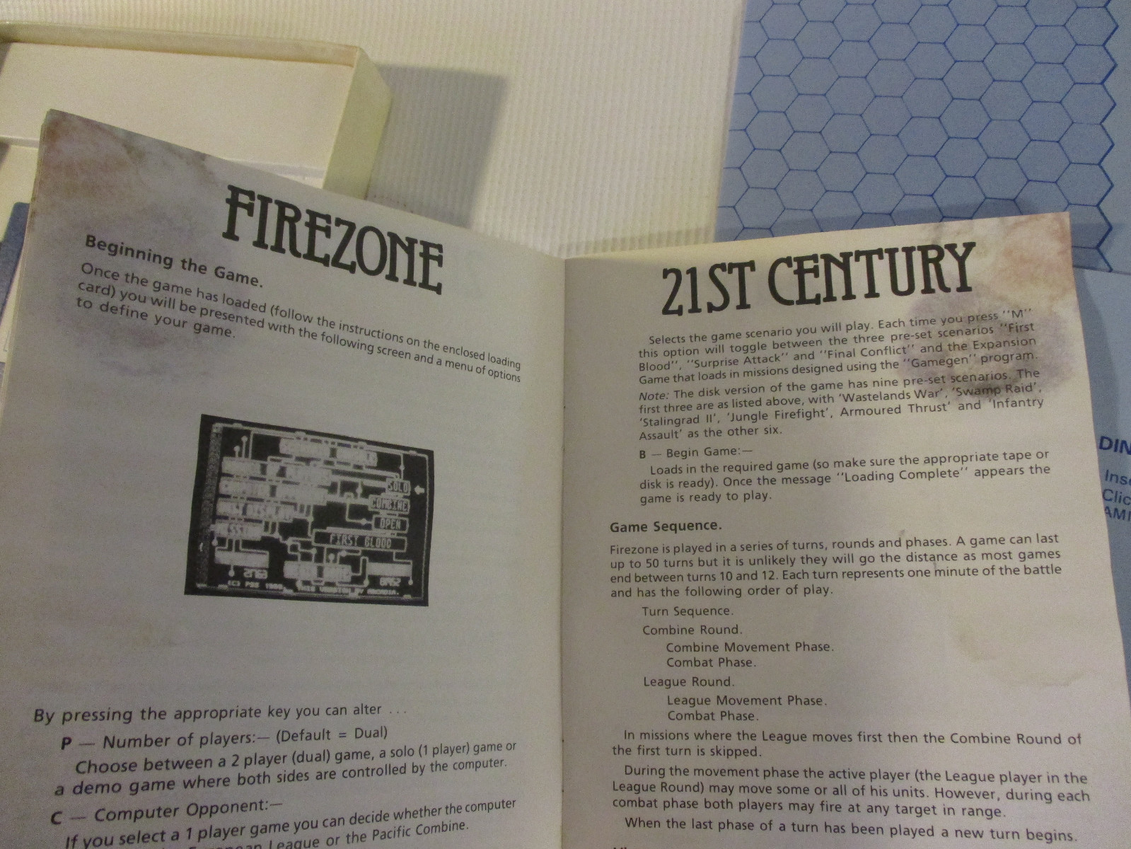Rare FIRE ZONE Commodore Amiga Game by PSS!!