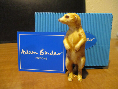 Harmony Kingdom Artist Adam Binder Lookout Series Mr. Meerkat Figurine