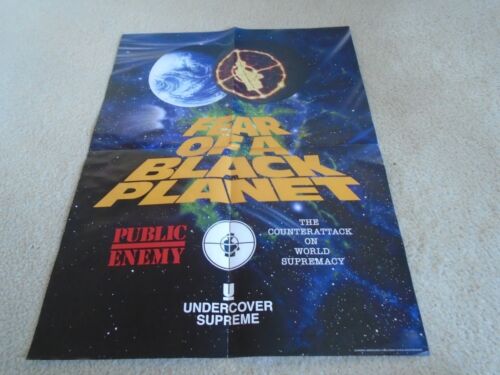 Supreme Undercover Fear of a Black Planet Poster SS18 Public Enemy 