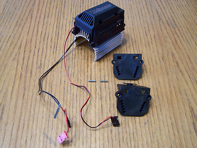 Fits Traxxas 8s X-Maxx Dual Cooling Fan Motor Mount Heatsink Temp Voltage Sensor