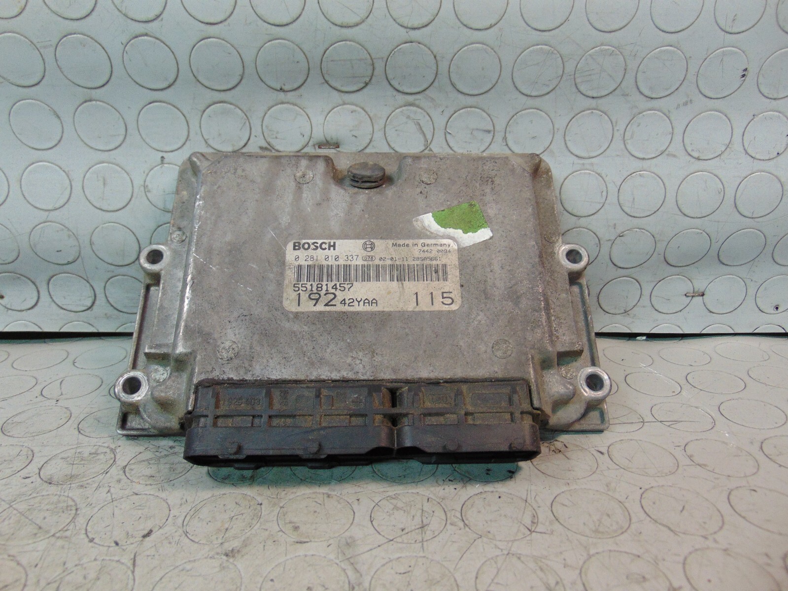 Centralina motore FIAT 1.9 JTD 0281010337 55181457 (2002)