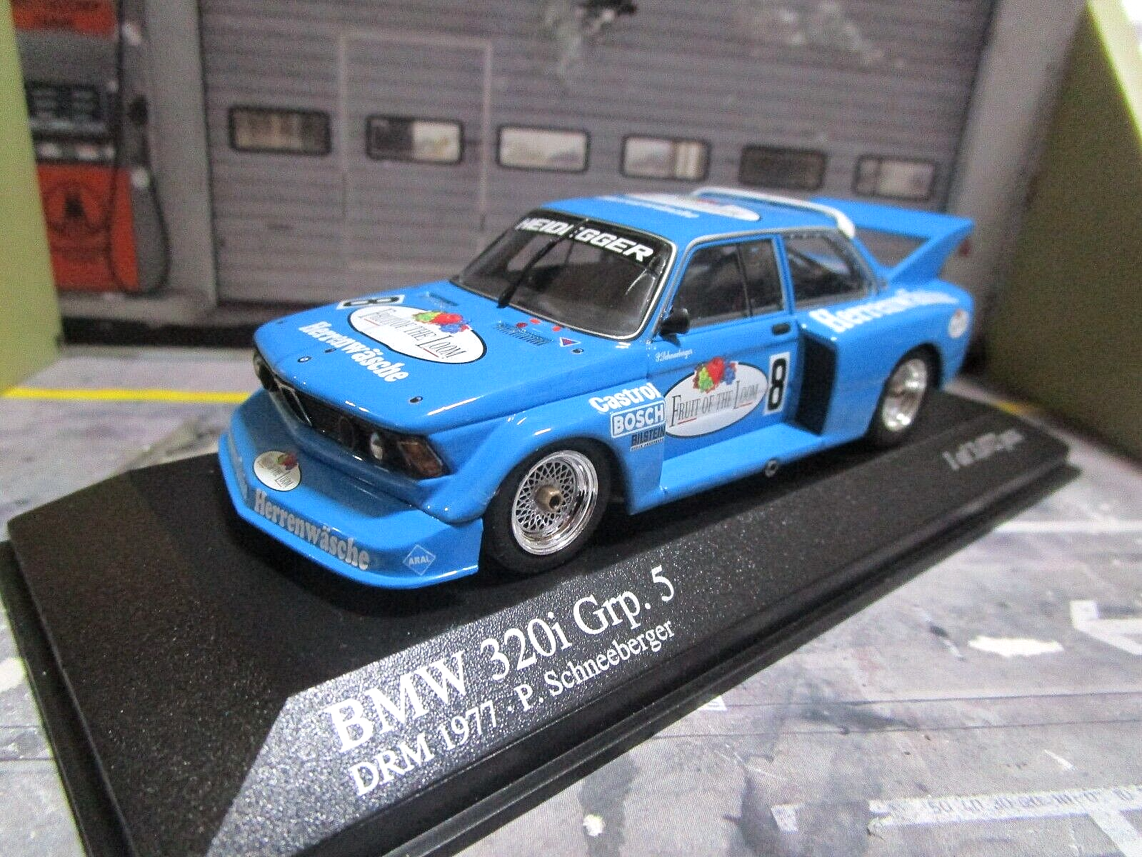 【メーカー再生品】 BMW 320 320i Gr.5 DRM Tourenwagen 1977 #8 Schneeberger Fruit 乗用車