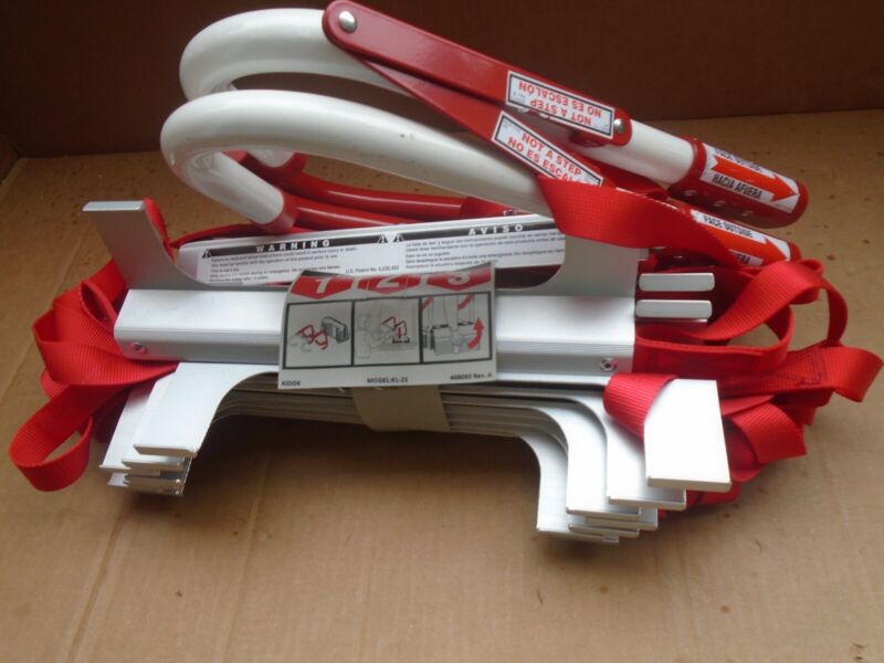 Kiddie KL-25 2 Story Portable Emergency Fire Escape Ladder Safety New Open Box