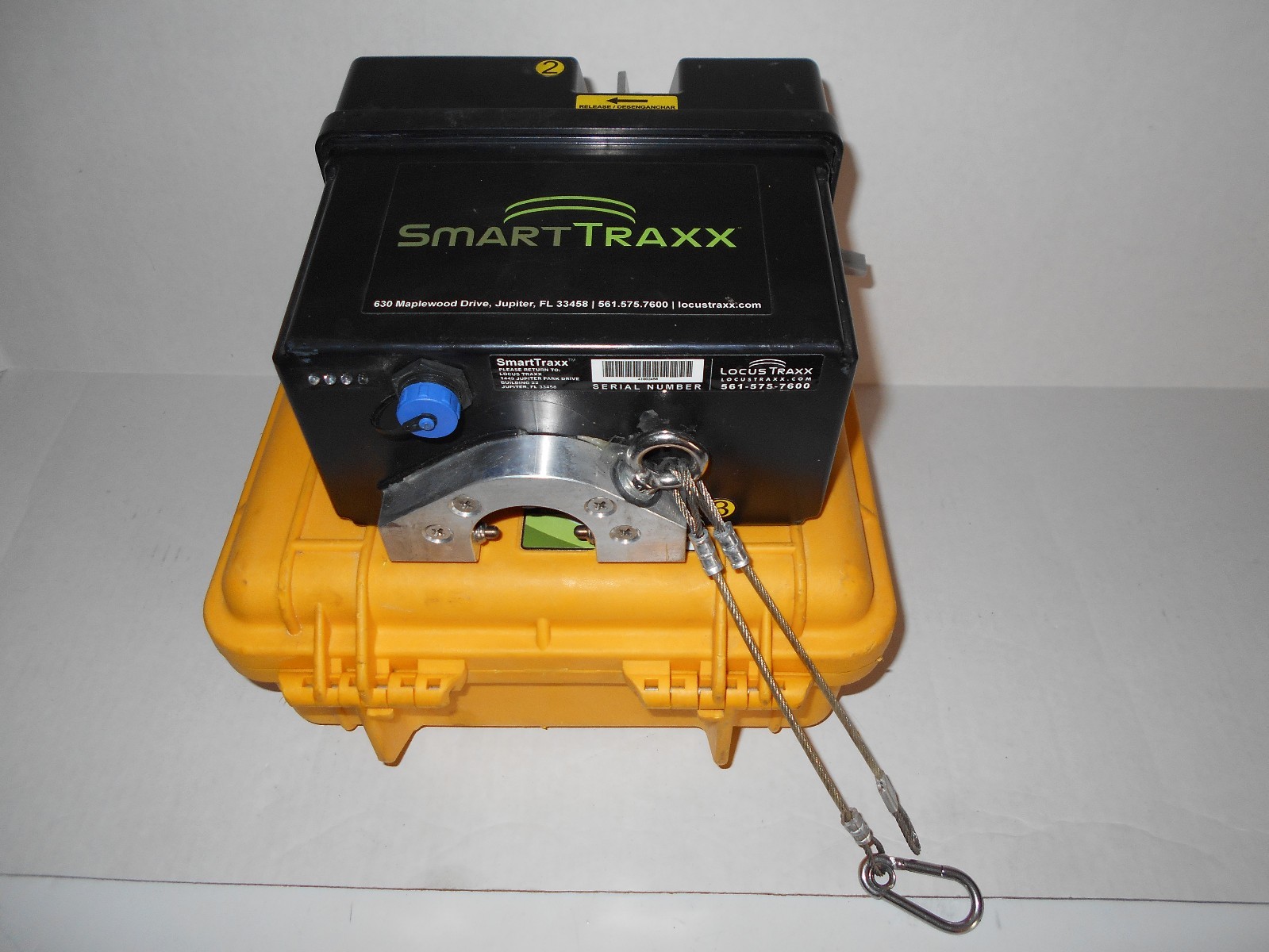 LOCUS TRAXX SmartTraxx 3PL Designed Portable GPS Unit Monitoring Tracking AS IS