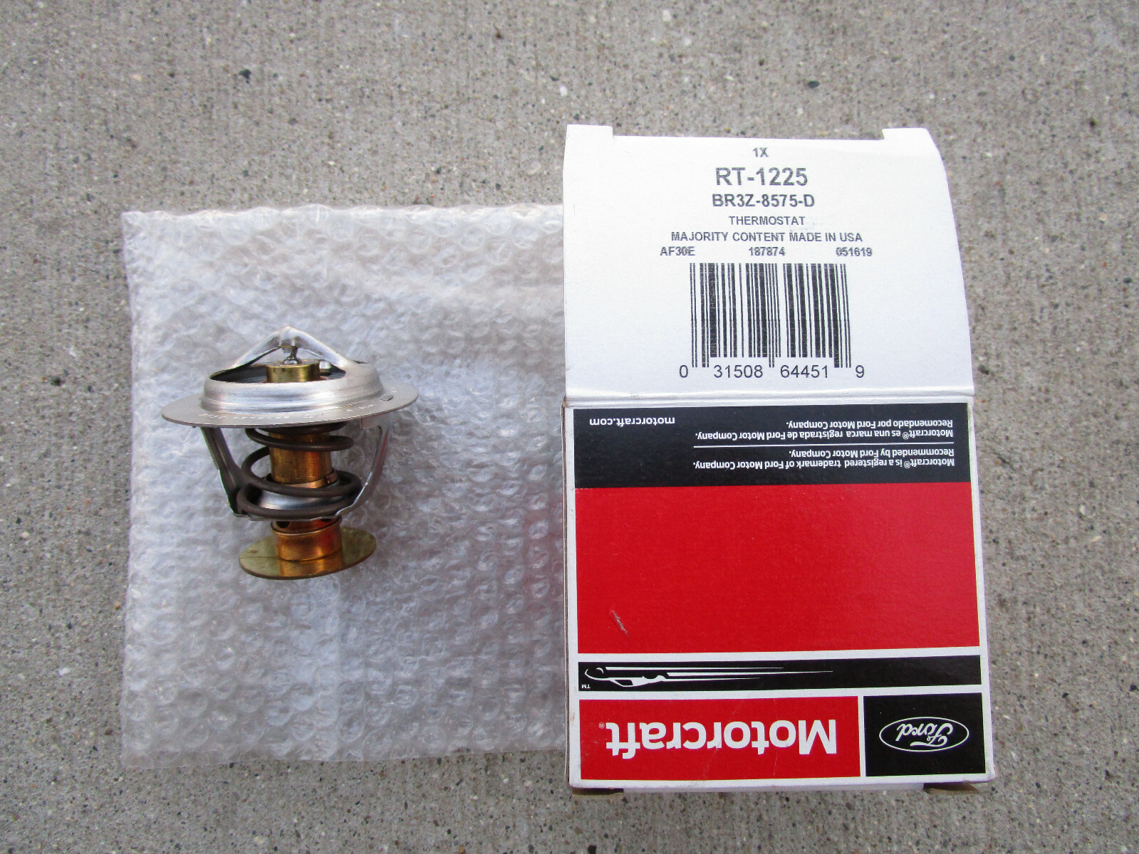 B　1225 FORD LINCOLN BR3Z-8575-D MOTORCRAFT RT-1225 ENGINE COOLANT
