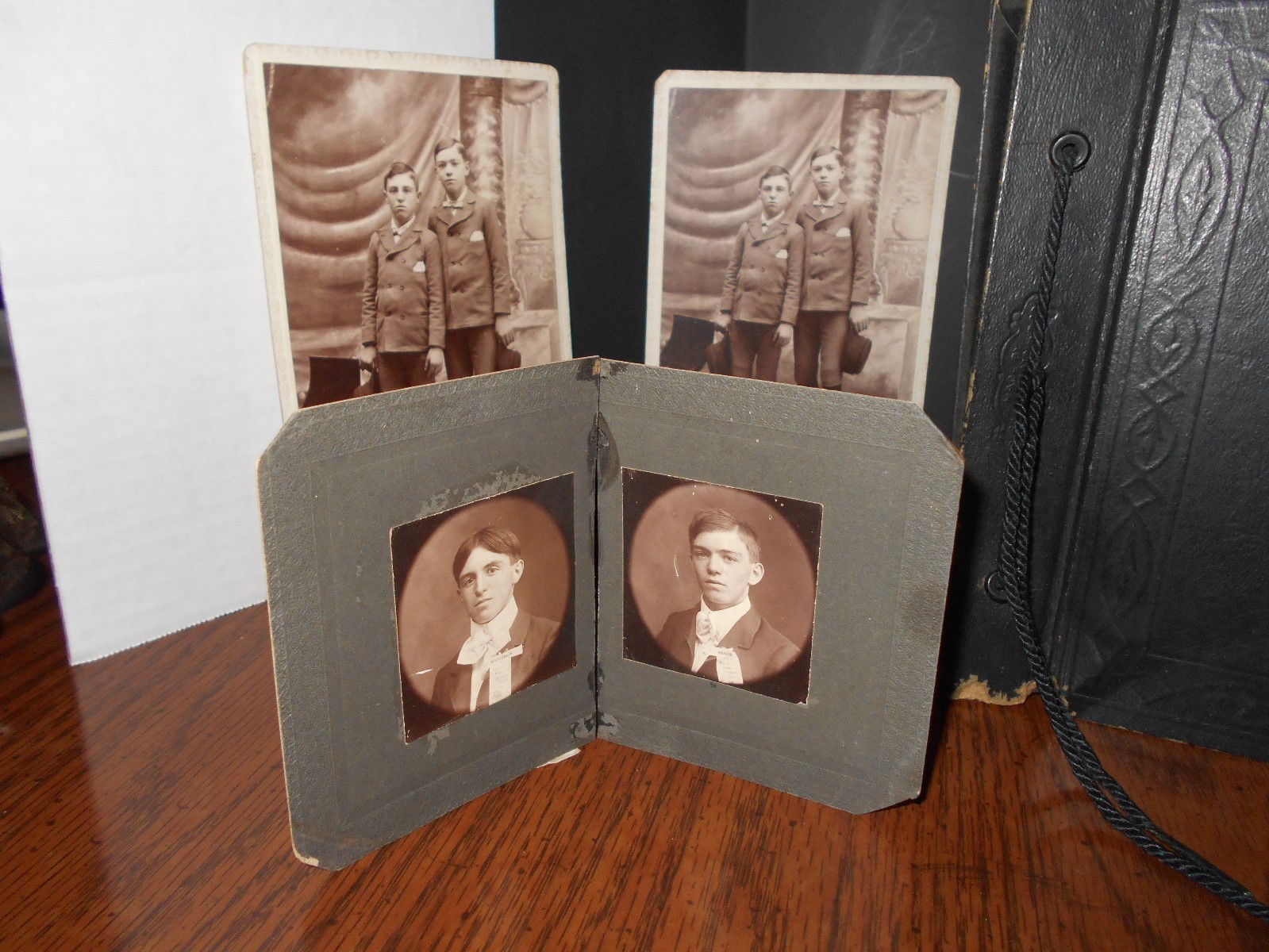 Nice set of Antique/Vintage Photos Cabinet Cards & Photo Album Most from Ky.&In.