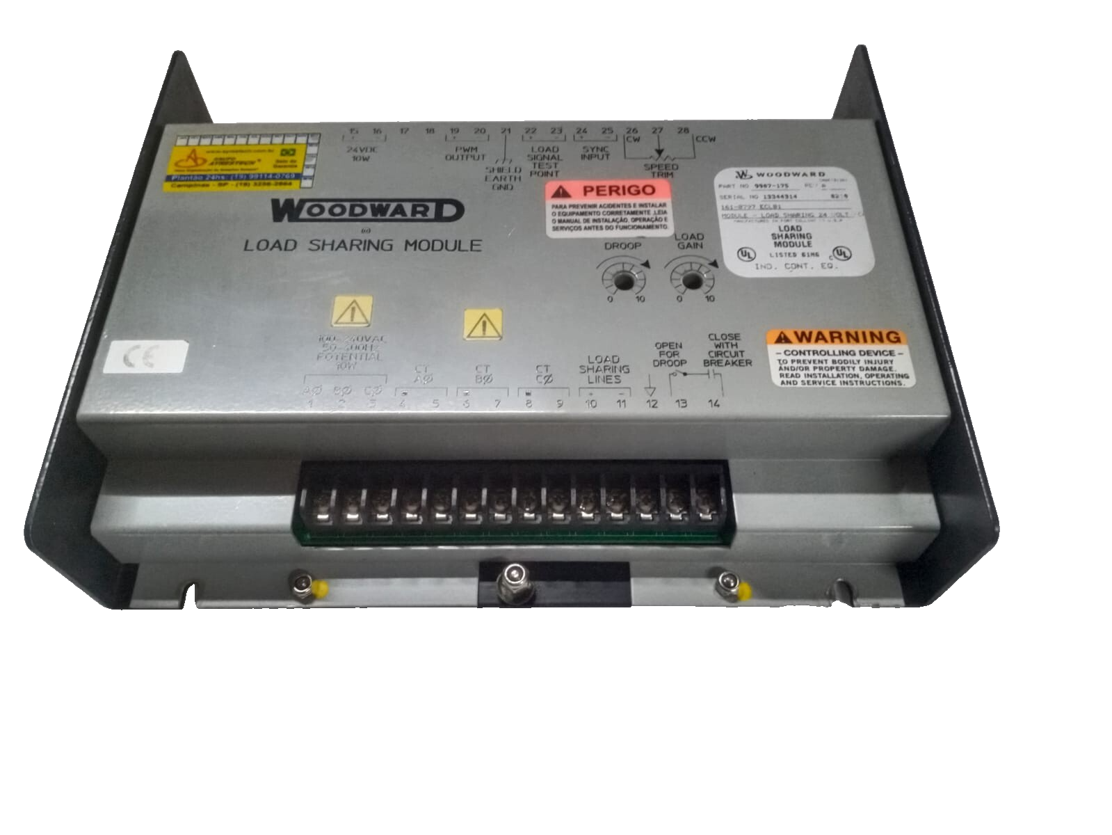 valladサーマル Woodward Load Sharing Module P/N 9907-175 | eBay