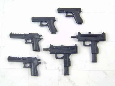 Custom Weapons 1:10 Scale 7'' McFarlane DC Spawn Deathstroke 6x Dual Wield Guns