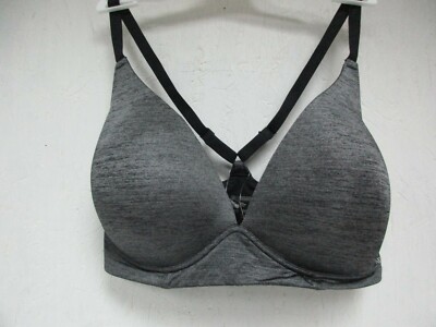 Adore Me Women's Helynn Contour Bra  Black Marl Size 34DD New 