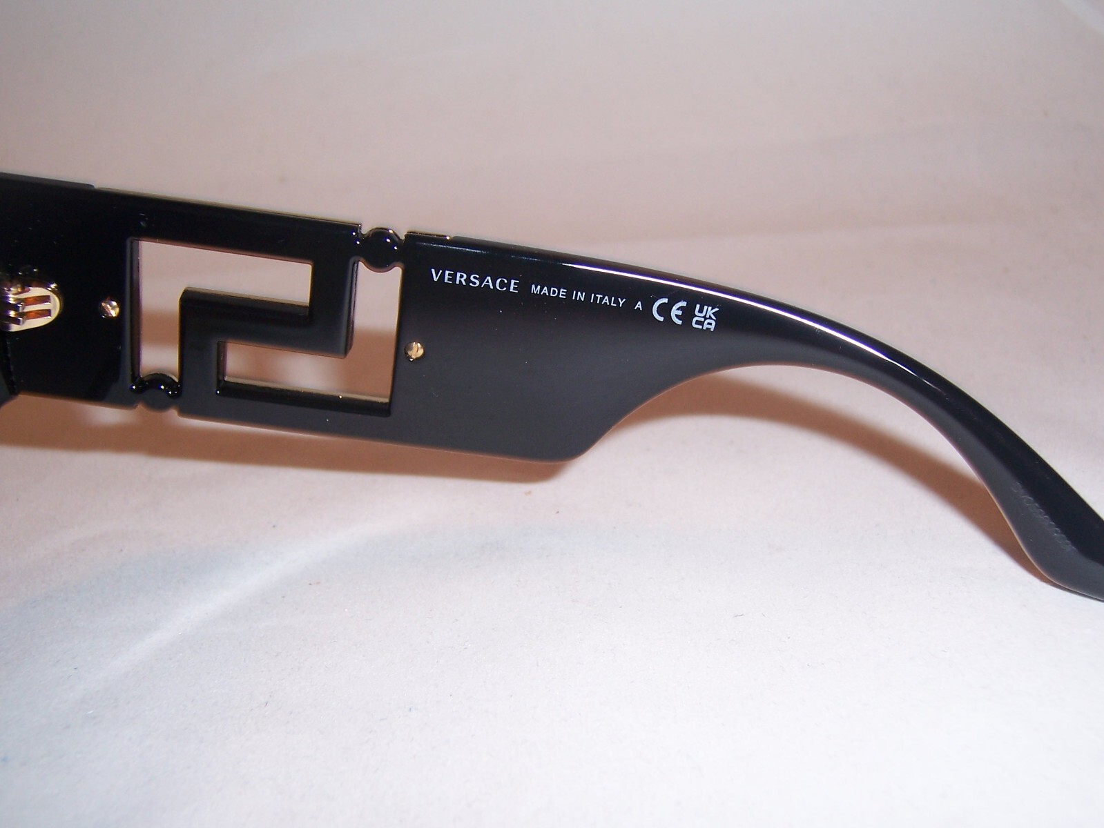 Pre-owned Versace Sunglasses Ve4403 Gb1/87 Black/grey 57mm Authentic 4403 In Gray