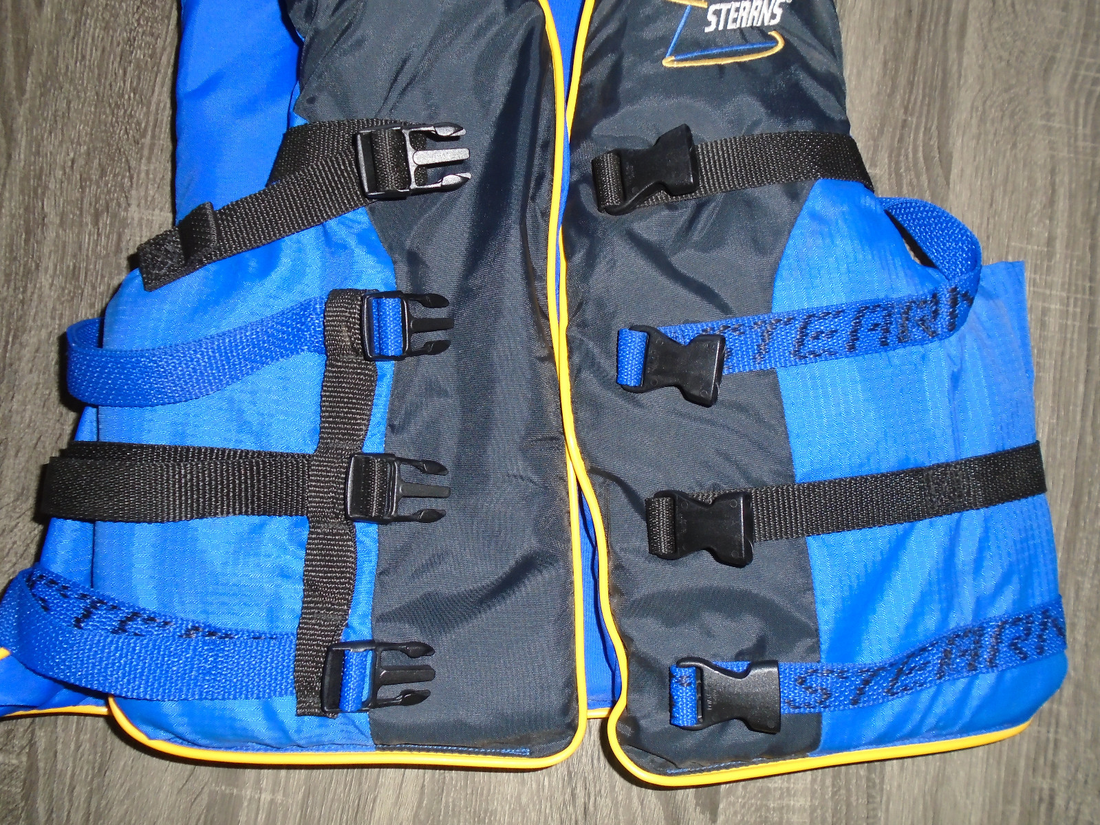 Stearns Type 3 Water Ski Vest Boating Flotation Aid Blue Nylon Adult Large / XL