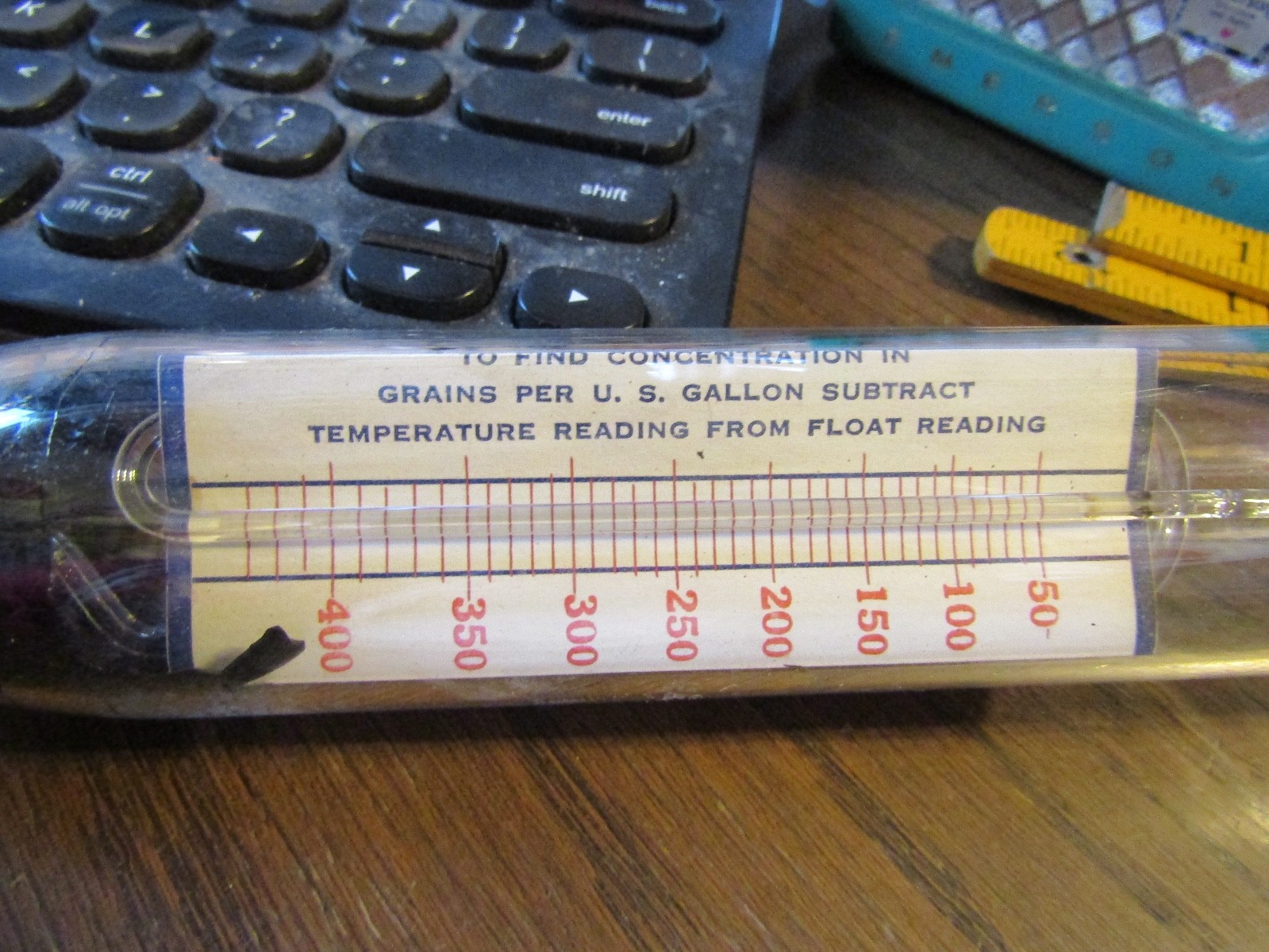 VTG Glass Boiler Concentration Meter Industrial  Steampunk 16