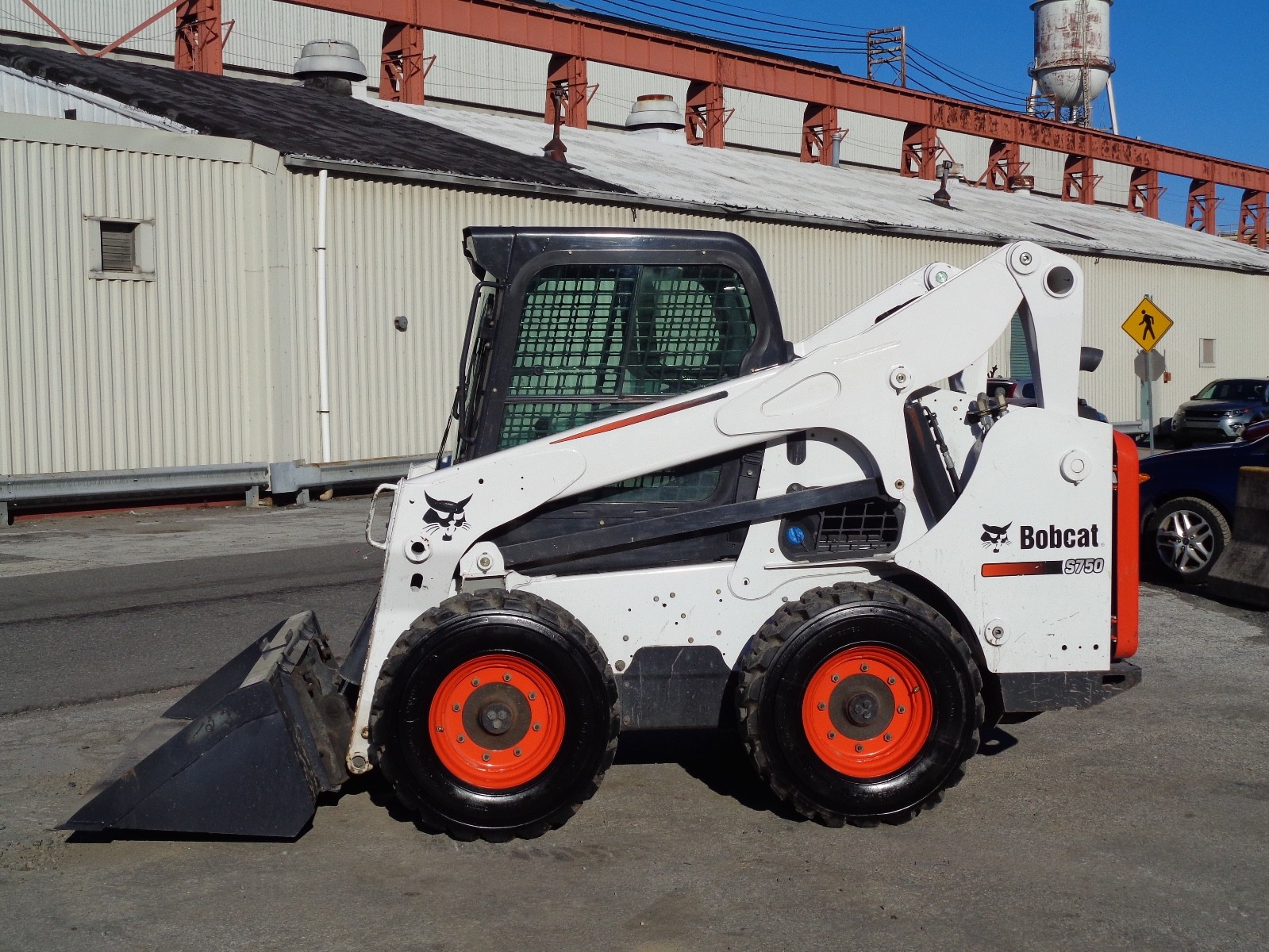 2016 Bobcat S750 Skid Steer Loader Kubota Diesel  - Enclosed Cab-Heat/AC
