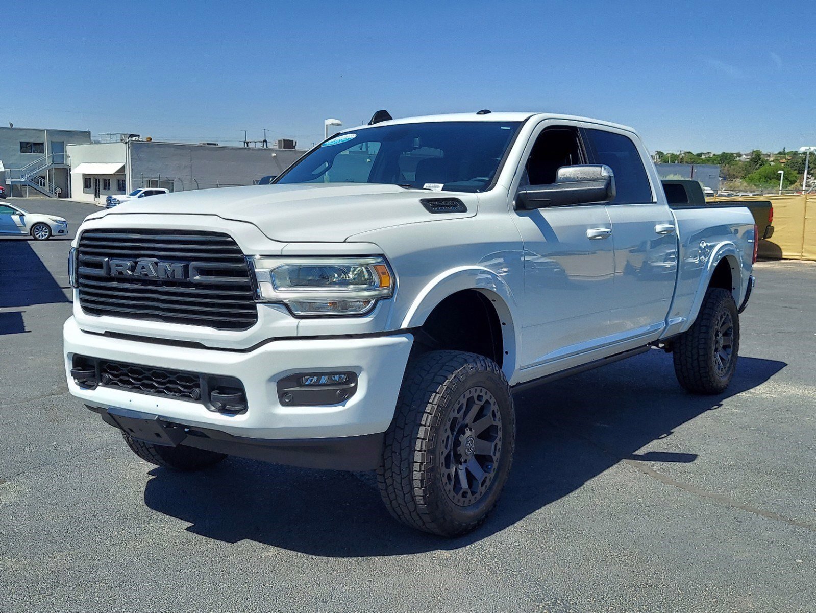2022 ram 2500 laramie 5260 miles bright white clearcoat certified pre