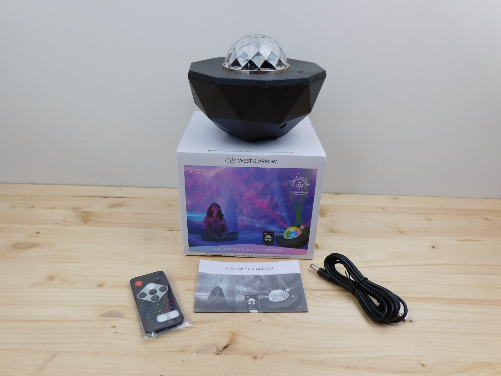 Starlight☆♡ West & Arrow LED Night Sky Galaxy Projector Laser Star