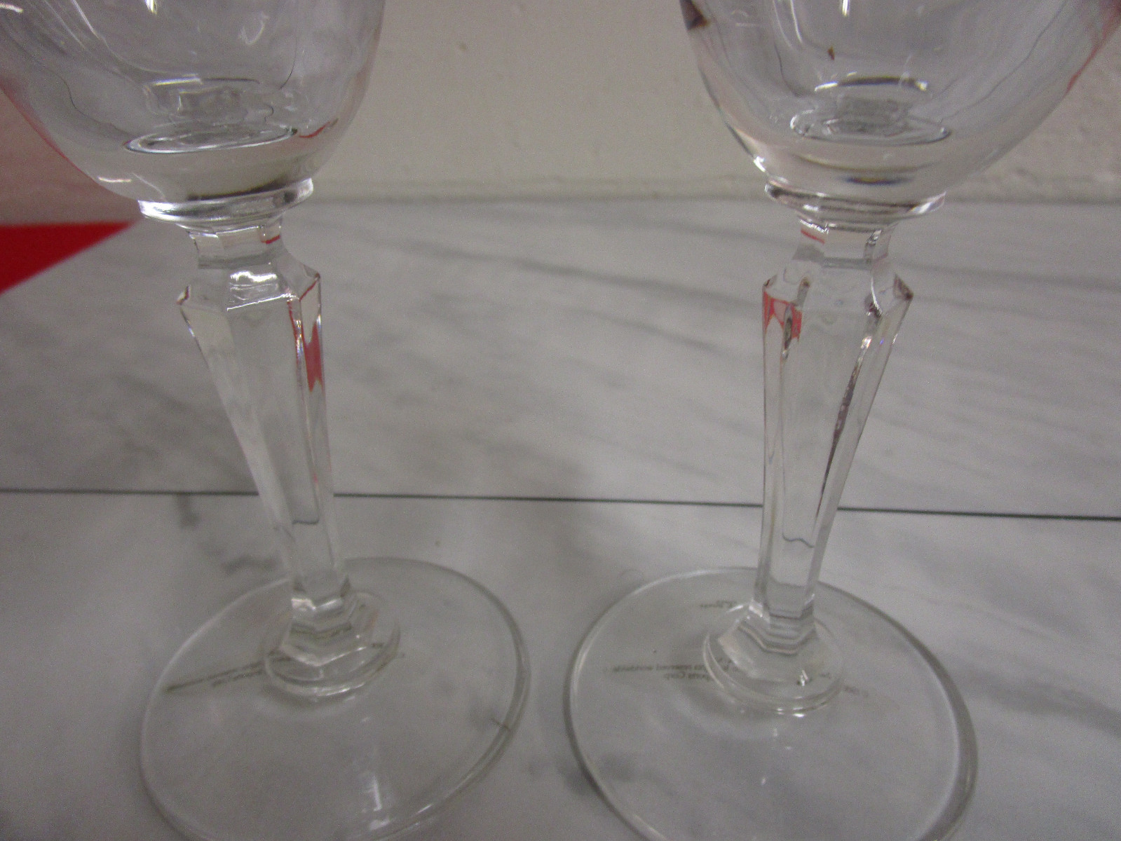 Set of 2 Champagne glasses 