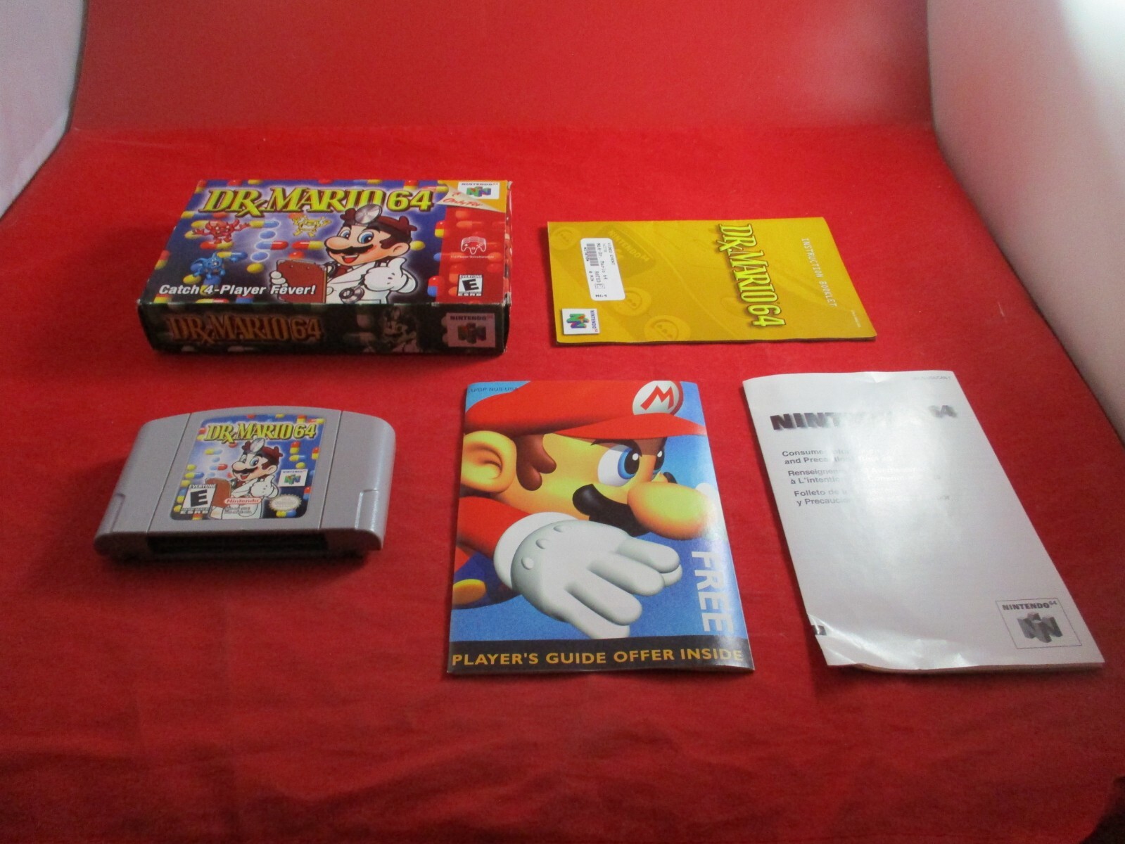 Dr. Mario 64 (Nintendo 64, 2001) N64 COMPLETE w/ Box manual Dr. Mario 64 (Nintendo 64, 2001) N64 COMPLETE w/ Box manual