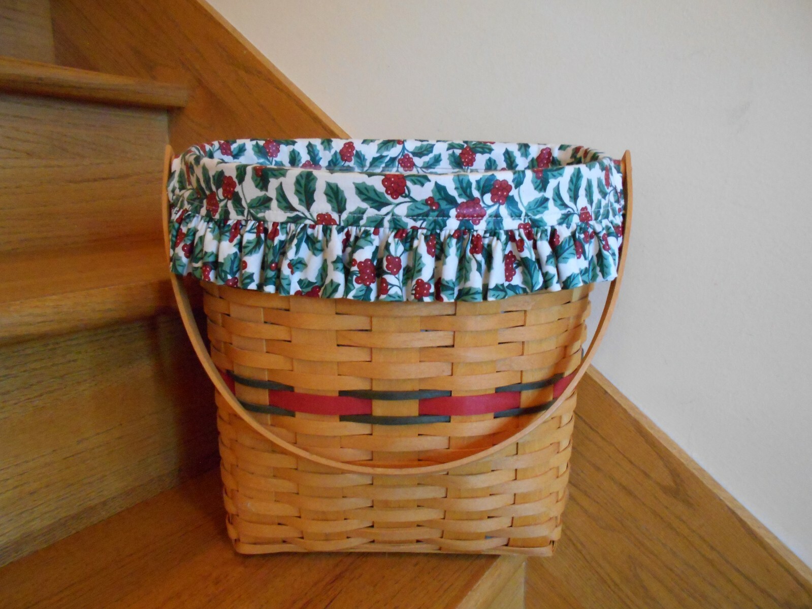 Longaberger クリスマスプレート Vintage Longaberger Gingerbread Basket: 1990 Christmas