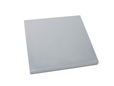 LEGO Dark Bluish Gray 6x6 Smooth Tile Plate w/ Bottom Tube Parts K10