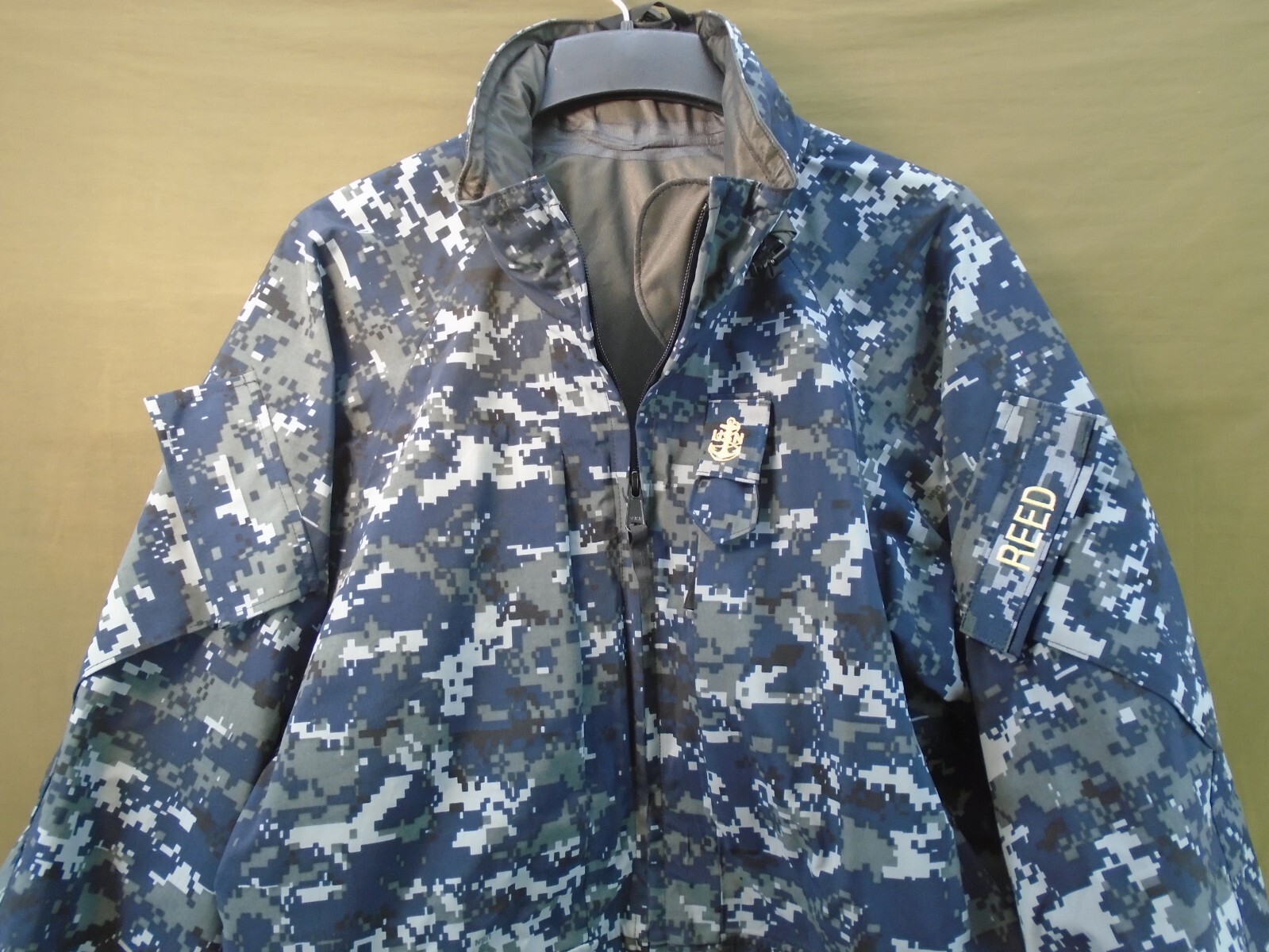 わ*か様 08' US NAVY GORE-TEX PARKA M-R（ECWC US Military Navy USN NWU Blue GoreTex Parka Size Medium Regular