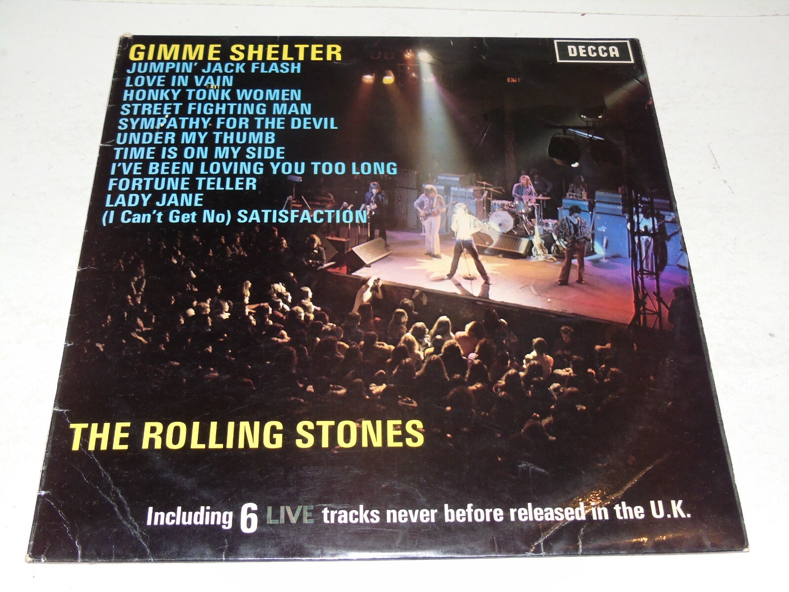 今ならほぼ即納！ ROLLING STONES first UK 1971 original Rare - Shelter Gimme - 洋楽