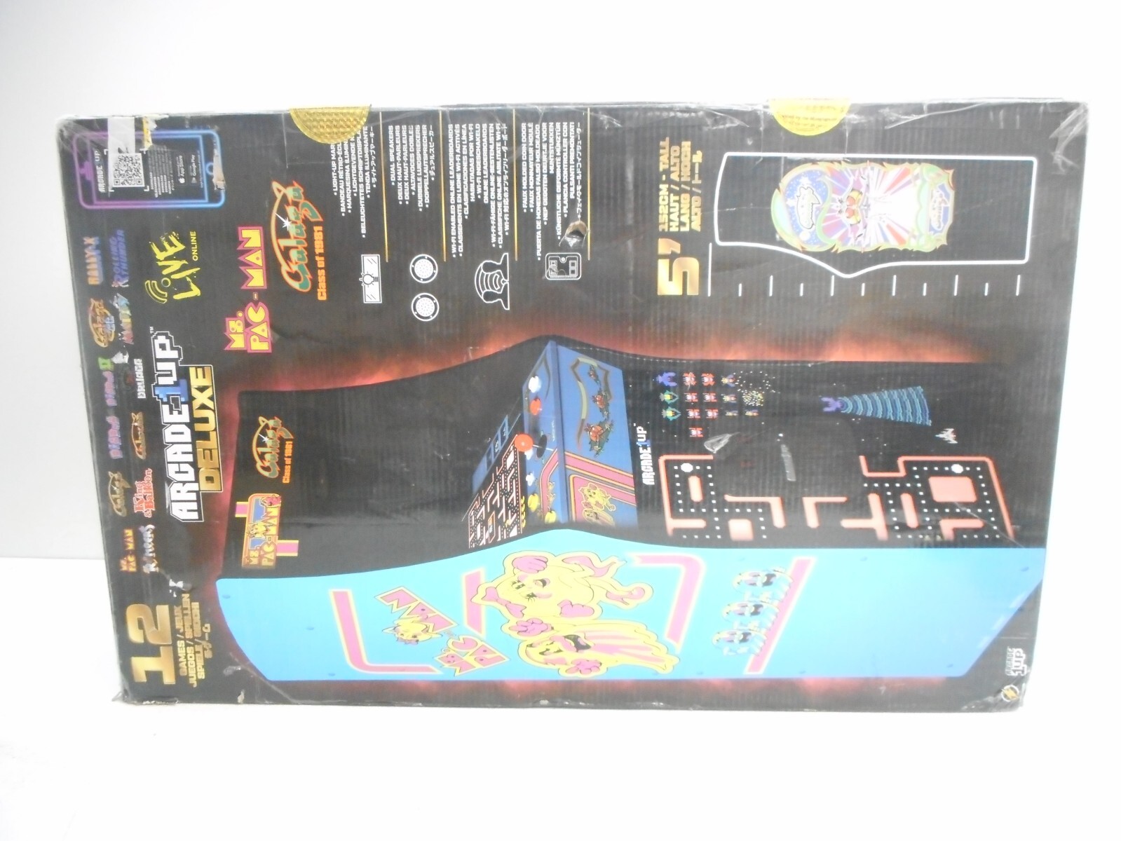 Arcade1Up - Class of '81 Ms. Pac-Man /Galaga Deluxe Arcade