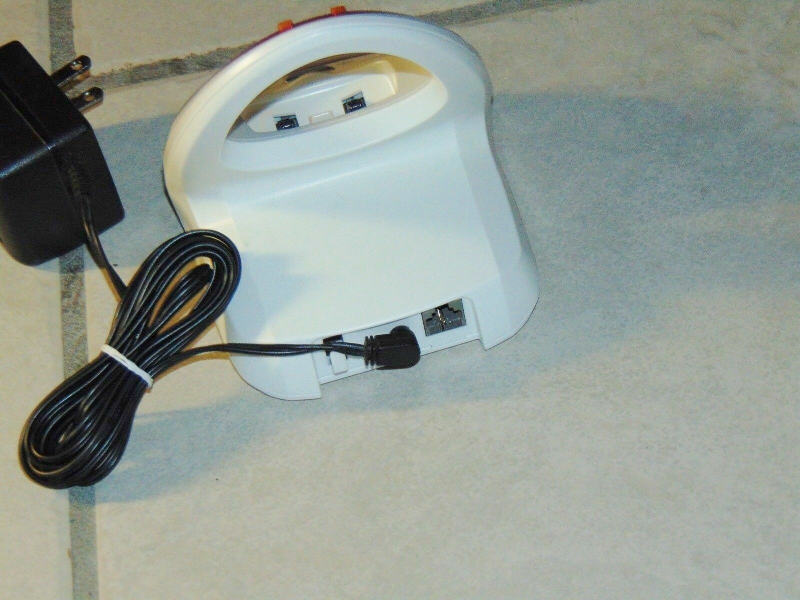 Vtech LS6117 1.9 GHz Cordless Phone Charging Base White Orange