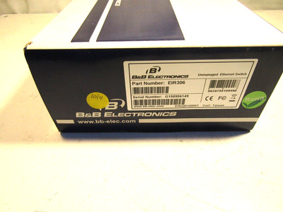 ELIX B&B Electronics EIR3066 Ethernet 6 Port Switch