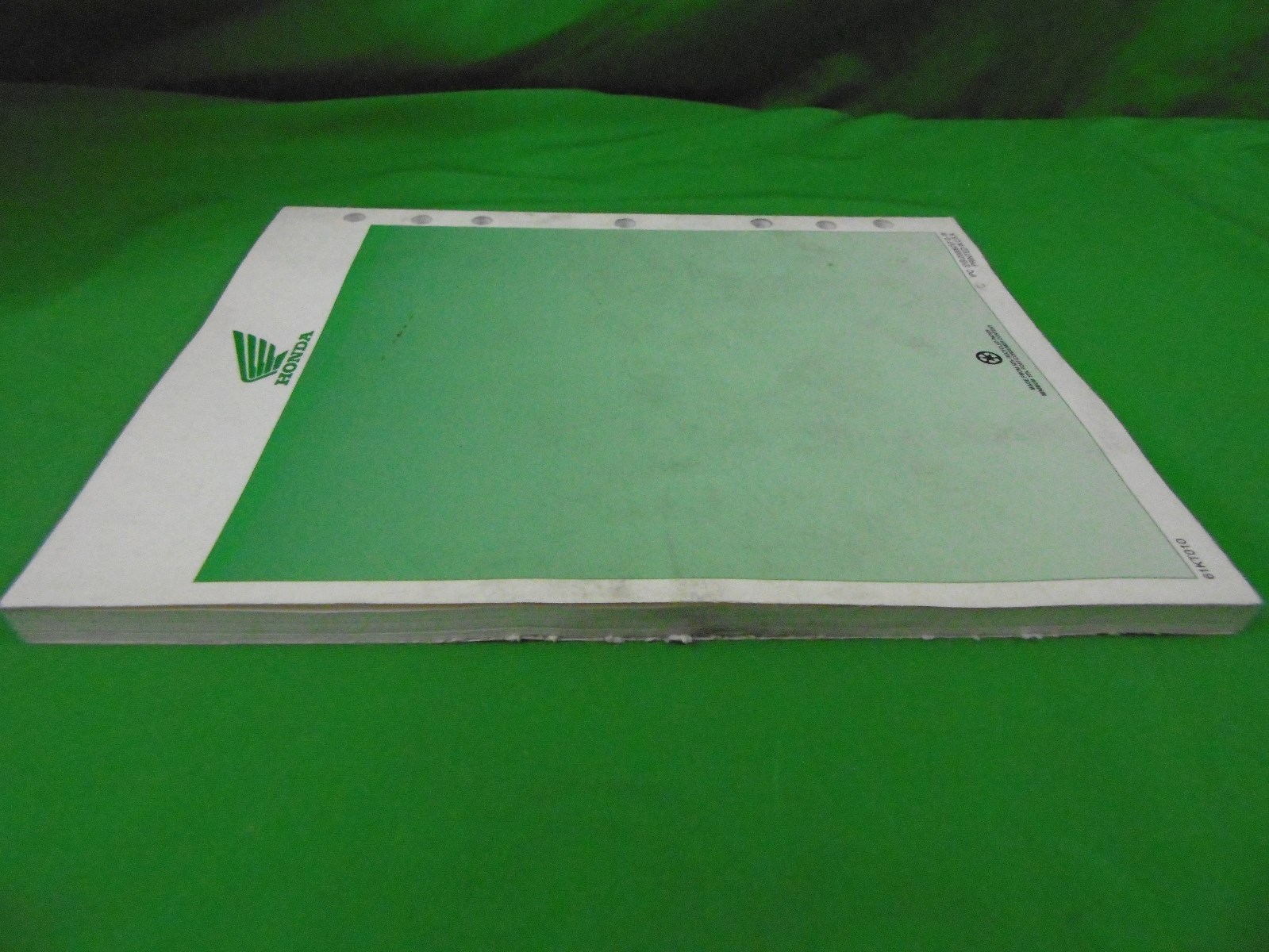 This Listing is for a Used Genuine Honda 1986 - 1998 XR200R Service Manual  - Used condition - Front Cover has some damage along edge, See Pictures ...