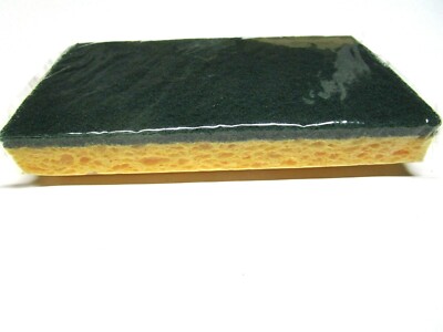 4 DON Medium-Duty Scour Pad Scrub Sponge J777 - Yellow Green - CLEANING SPONGE