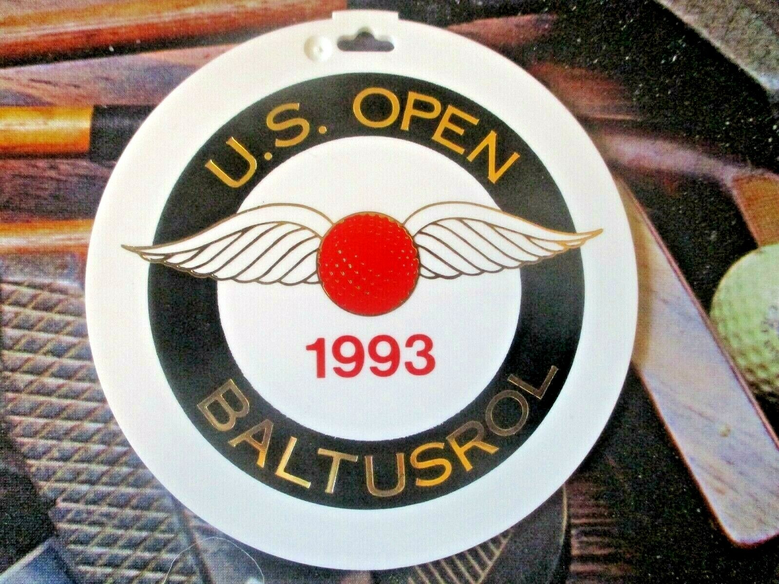 vtg - PGA TOUR Golf Bag Tag - 1993 U.S. OPEN - Baltusrol