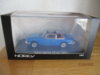 NOREV TRIUMPH STAG MARK 1 in BLUE 1:43 MODEL CAR