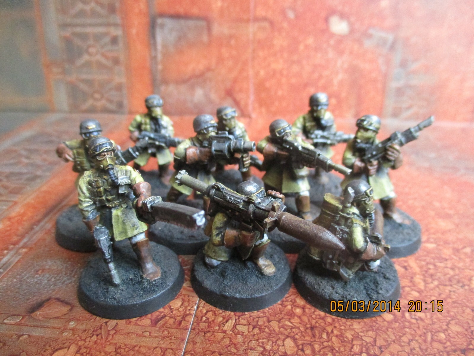 Steel Legion Infantry Squad PAINTED Warhammer 40k & Kill