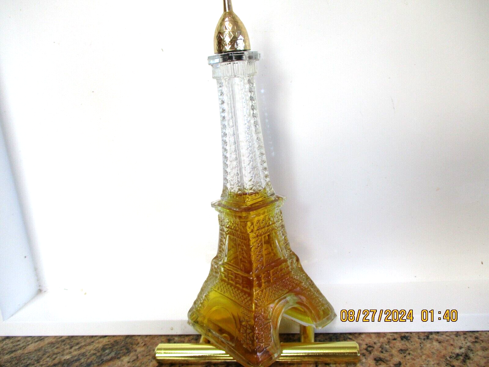 Vintage AVON EIFFEL TOWER Perfume Bottle with Somewhere Vintage AVON EIFFEL TOWER Perfume Bottle with Somewhere